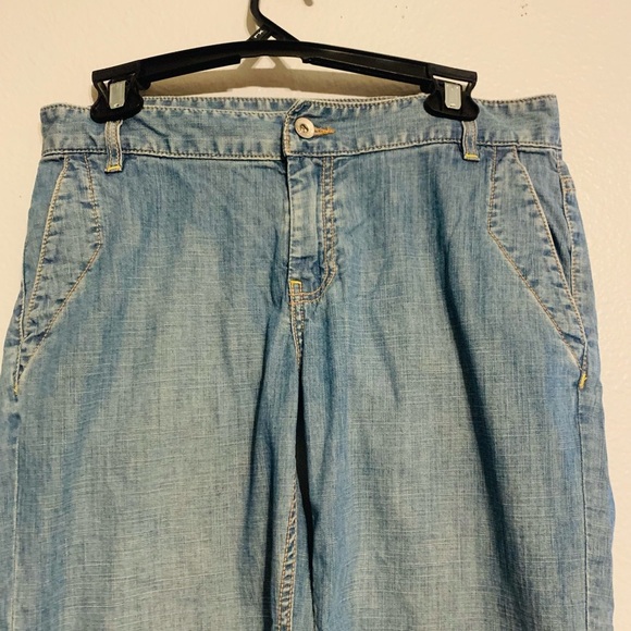 Banana Republic Women’s Crop Wide Leg Jeans. Size 6 - Picture 7 of 13
